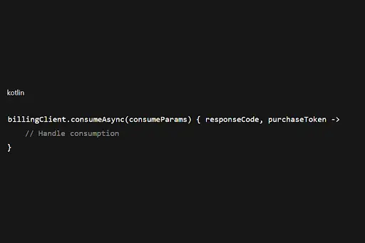 Consume Purchases